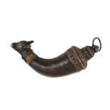 A ZOOMORPHIC CEREMONIAL BRONZE FLASK Possibly Tamil Nadu, South India, 19th century