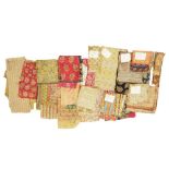 AN ARCHIVAL SCHOLARLY COLLECTION OF PERSIAN BROCADED SILK SAMPLES AND COTTON SNIPPETS Isfahan, Yazd,