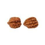 TWO CHINESE WALNUTS 雕核桃一組兩件