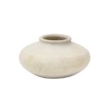 A SMALL CHINESE UNGLAZED WATER POT 元 素胎水盂