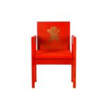 A PRINCE OF WALES INVESTITURE CHAIR