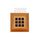 A LINLEY NOUGHTS AND CROSSES SET