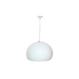 A PERSPEX SPACE AGE STYLE PENDANT LIGHT