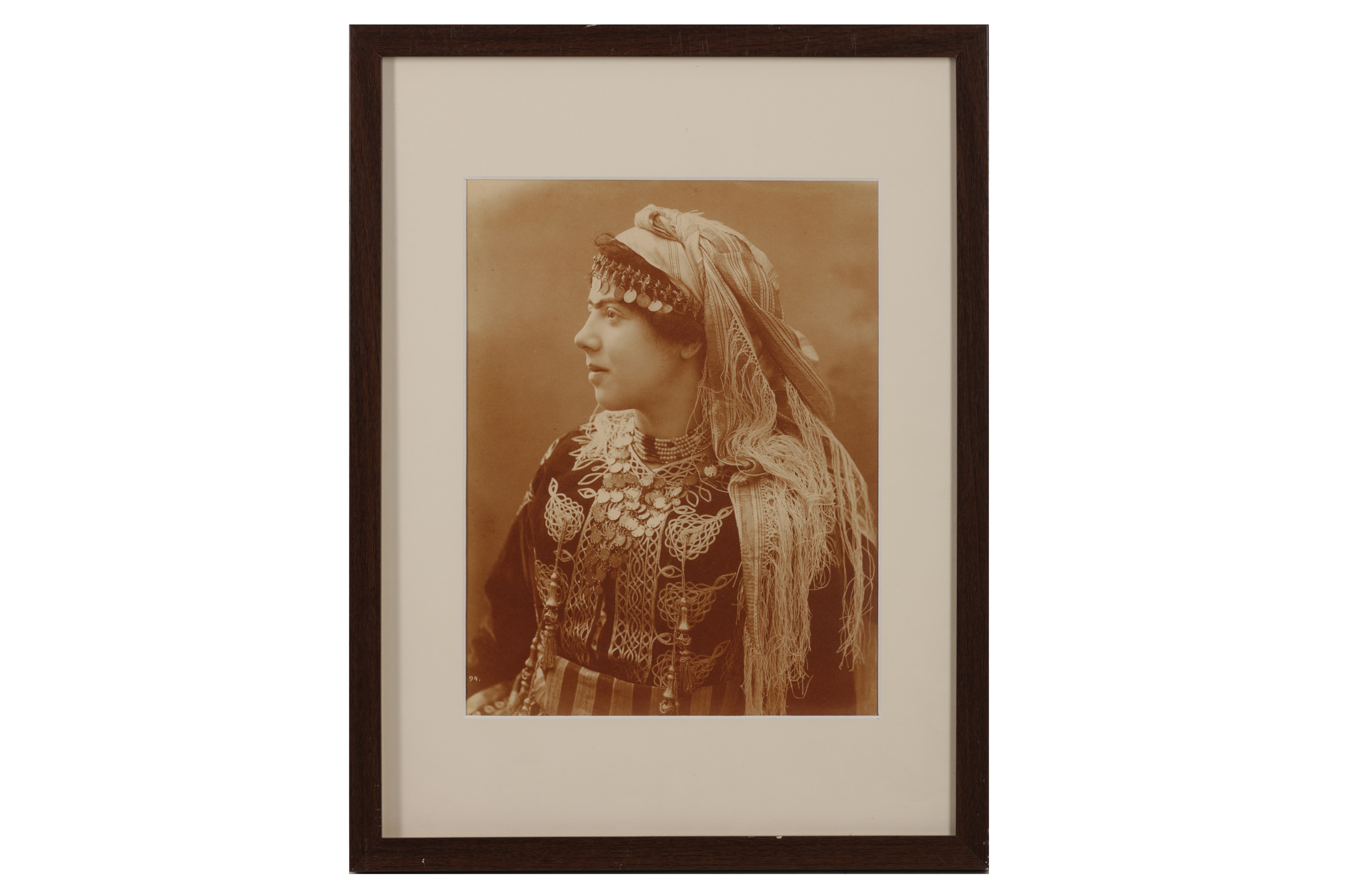 LOT WITHDRAWN TWO PORTRAITS OF ALGERIAN WOMEN ca. 1890-1900, one attributed to Alexandre Bougault