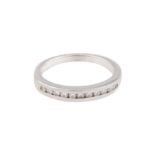 A DIAMOND HALF ETERNITY RING