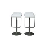 A PAIR OF LA PALMA LEM BAR STOOLS