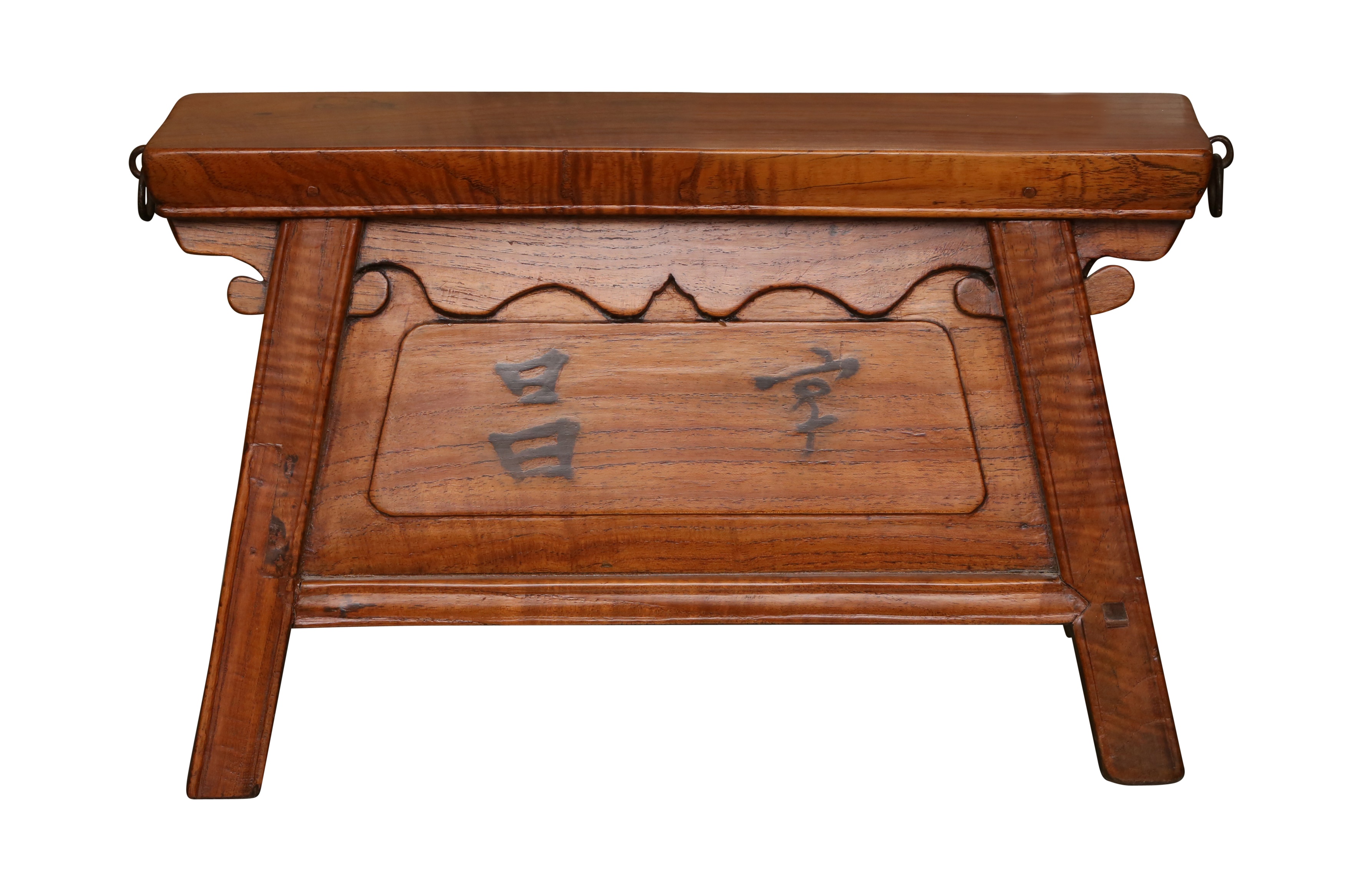 A CHINESE TABLE TOP SCROLL CHEST