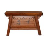 A CHINESE TABLE TOP SCROLL CHEST