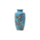 A JAPANESE CLOISONNÉ ENAMEL VASE