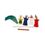 A GROUP OF PUNCH AND JUDY PUPPETS