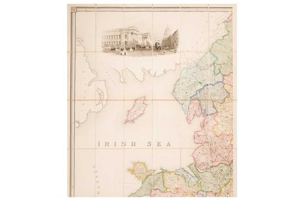 Lewis (S. & Co., publisher) A Map of England and Wales… Showing the Principal Roads, Railways… - Image 2 of 4