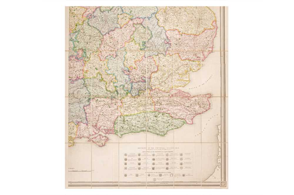 Lewis (S. & Co., publisher) A Map of England and Wales… Showing the Principal Roads, Railways… - Image 4 of 4