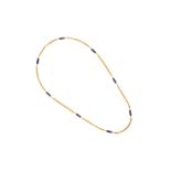 A SODALITE CHAIN NECKLACE