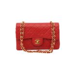 Chanel Red Small Classic Double Flap Bag