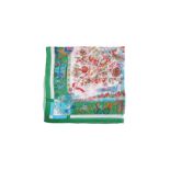 Hermes 'Fantaisies Indiennes' Print Silk Scarf 140