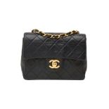 Chanel Navy Square Mini Flap Bag