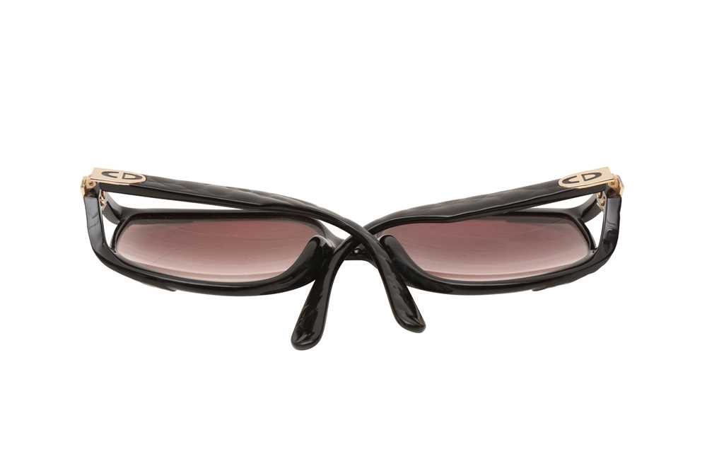 Christian Dior Black Oversized Sunglasses - Image 3 of 4