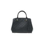 Louis Vuitton Black Monogram Empreinte Montaigne MM