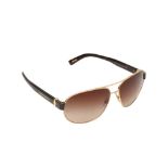 Dolce & Gabbana Brown Aviator Sunglasses