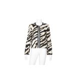 Gucci Monochrome Print Open Front Jacket - Size 40