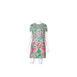 Valentino Floral Cutwork Short Sleeve Dress - Size US 8