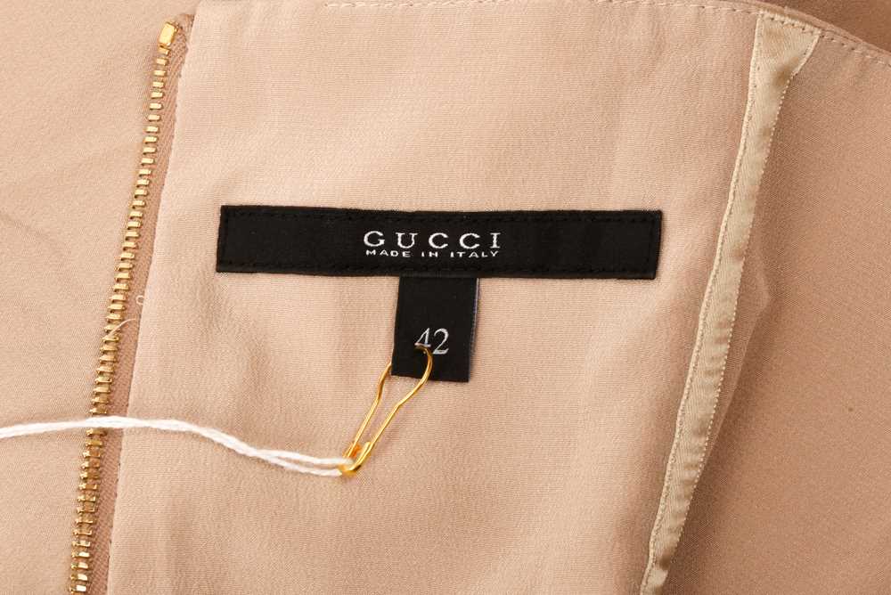 Gucci Beige Silk Bustier Top - Size 42 - Image 3 of 3
