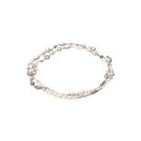 Chanel Grey Pearl Sautoir Necklace