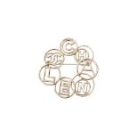 Chanel CC Circle Logo Brooch