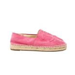 Chanel Pink CC Flat Espadrille - Size 38