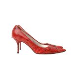 λ Dolce & Gabbana Red Python Heeled Pump