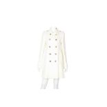 Gucci Ivory Scuba Military Coat - Size 42