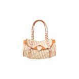 Christian Dior Beige Monogram Romantique Trotter Bag