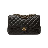 Chanel Black Jumbo Classic Single Flap Bag