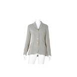 Hermes Beige Stripe Blazer - Size 36