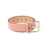 Gucci Pink Microguccissima Belt - Size 70