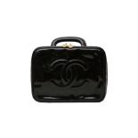 Chanel Black CC Vanity Case