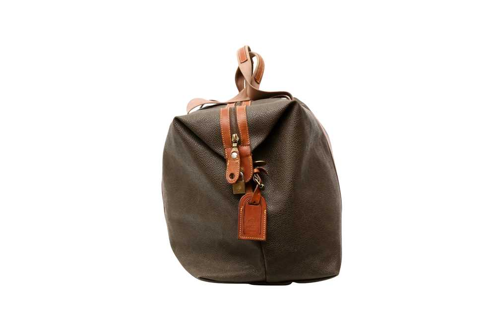 Mulberry Khaki Scotchgrain Clipper Weekend Bag - Image 2 of 6