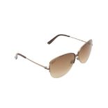 Gucci Brown Aviator Sunglasses