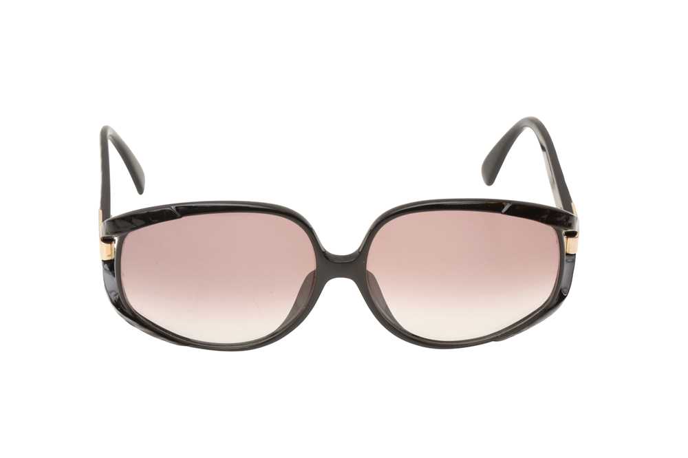 Christian Dior Black Oversized Sunglasses - Image 2 of 4