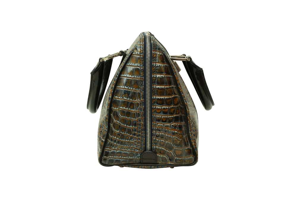 Christian Dior Teal Saddle Boston Bag - Image 4 of 6