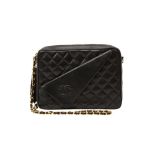 Chanel Black CC Tassel Camera Bag