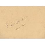 Autograph Album.- Incl. Frank Sinatra