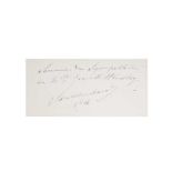Autograph Album.- Incl. Sarah Bernhardt