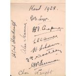 Autograph Album.- Football & Cricket, 1920s-1970s