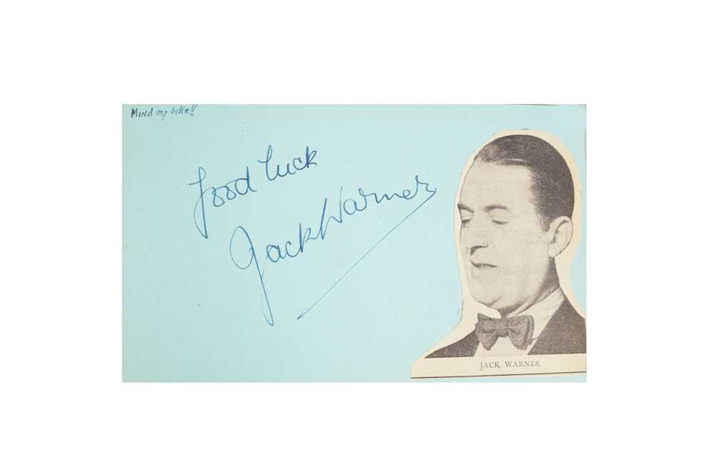 Autograph Album.- Actors & Entertainers