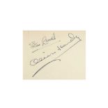 Autograph Album.- Incl. Stan Laurel & Oliver Hardy