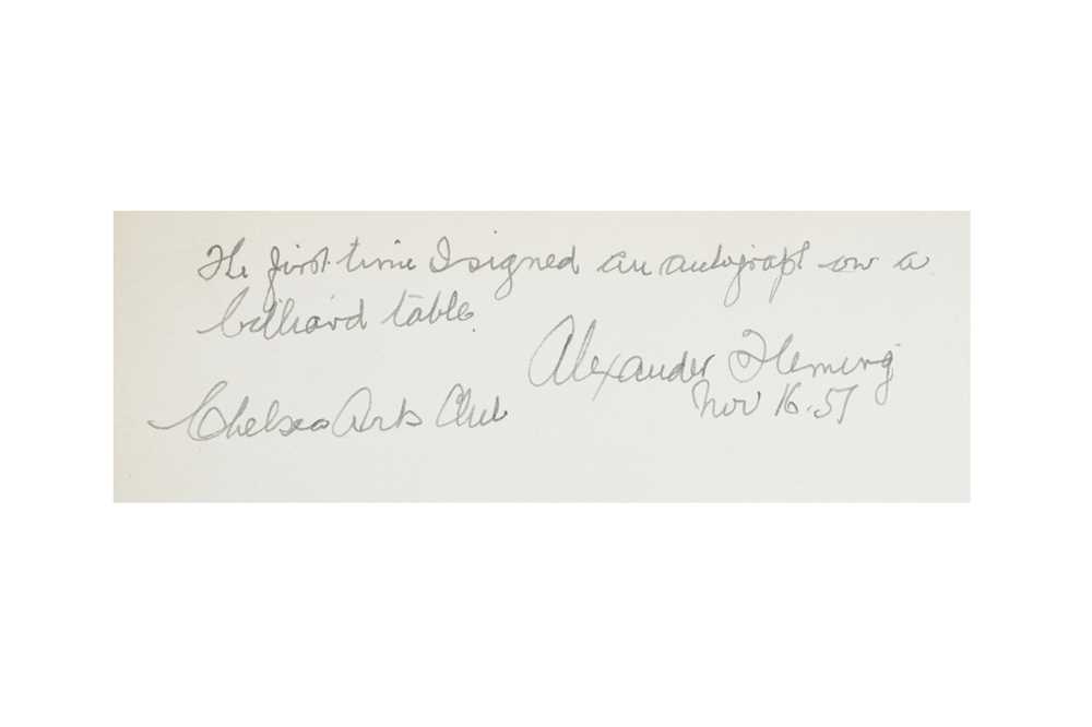 Autograph Album.- Incl. Alexander Fleming - Image 2 of 3