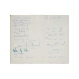 Autograph Album.- Incl. Queen Camilla