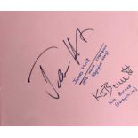 Autograph Album.- Cricketers and Racing Drivers
