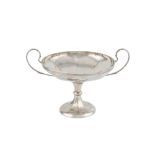 A George V sterling silver pedestal fruit bowl, Birmingham 1925 by Ernest Druiff and Co